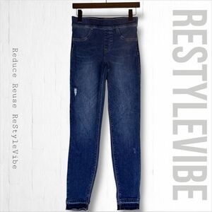 SPANX Women’s Size S Denim Jean Jeggings Pull On Style Skinny Fit Stretch